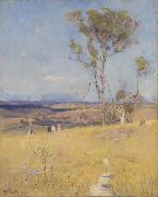 Arthur streeton Near Heidelberg painting